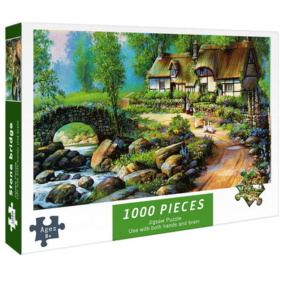 Puzzle 1000 Teile für Erwachsene, Steinbrücke / Minikauf.ch
