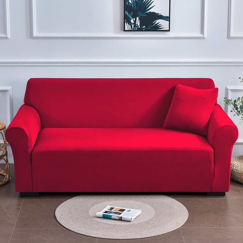 Stretch Sofabezug Deluxe, einfarbig