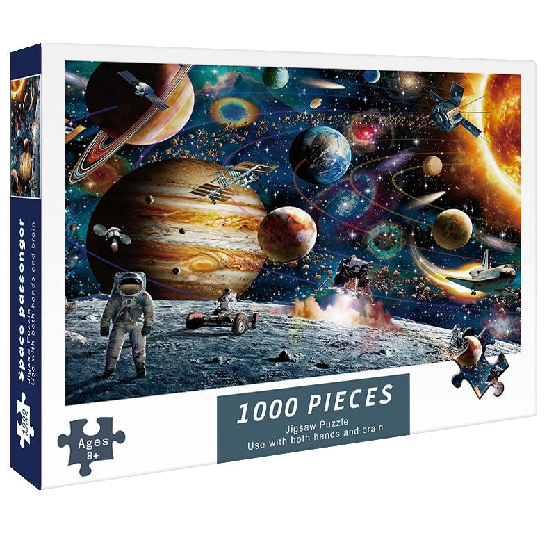 Puzzle 1000 Teile für Erwachsene, Weltraumpassagier / Minikauf.ch