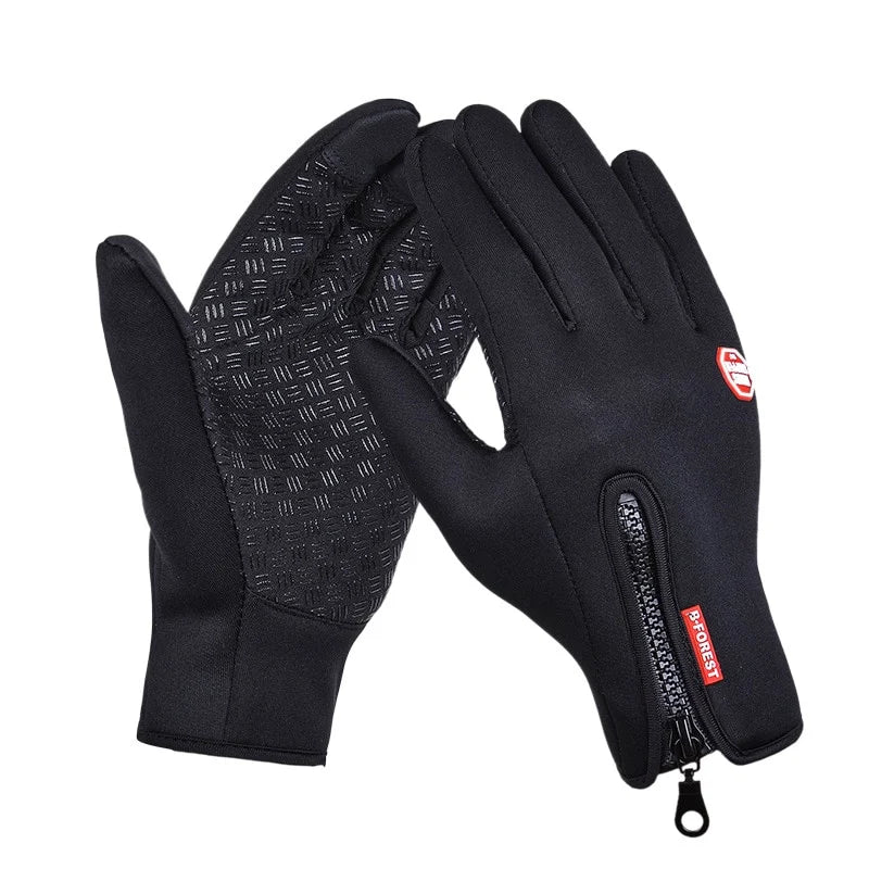 Thermische Sport Handschuhe, schwarz / Minikauf.ch