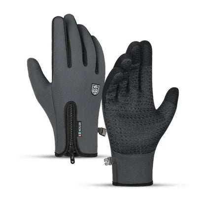 Thermische Sport Handschuhe, dunkelgrau / Minikauf.ch