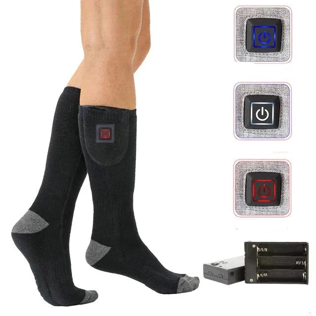 USB beheizbare Socken, schwarz ohne Akku / Minikauf.ch