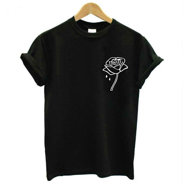 Einhorn, Herz und Friends T-Shirts, Rose schwarz / Minikauf.ch